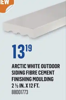 Canac Arctic White Outdoor Siding Fibre Cement Finishing Moulding 2 1/2 in. x 12 ft offer