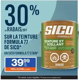 Patrick Morin SICO FORMULA 77 STAIN offer