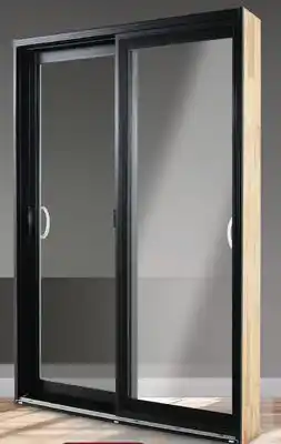 Canac Sliding Double Patio Door Black offer