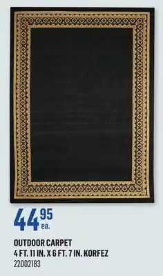 Canac Outdoor Carpet 4 ft. 11 in. x 6 ft. 7 in offer