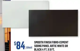 Canac Smooth Finish Fibre Cement Siding Panel 4 ft x 8 ft offer