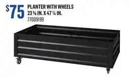 Canac Planter with wheels 23 5/8 in. x 47 1/4 in offer