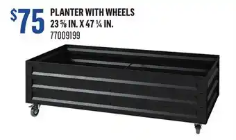 Canac Planter with wheels 23 5/8 in. x 47 1/4 in offer