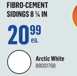 Canac Arctic White Fibre Cement Siding 8 1/4 in. X 12 ft offer