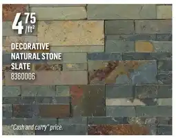 Canac Decorative Natural Stone offer
