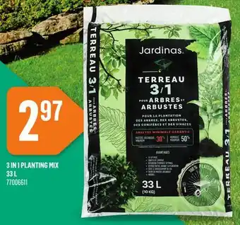 Canac 3 in 1 Planting Mix 33 L offer