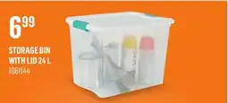 Canac Storage Bin with Lid 24 L offer