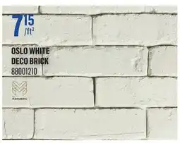 Canac Oslo White Deco Brick offer