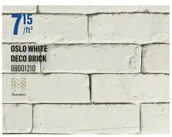 Canac Oslo White Deco Brick offer