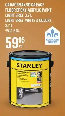 Canac Garagemax SD Garage Floor Epoxy-Acrylic Paint Light Grey, 3.7 L offer
