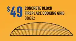 Canac Concrete Block Fireplace Cooking Grid offer