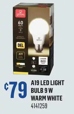 Canac A19 LED Light Bulb 9 W offer