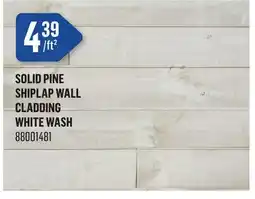 Canac Solid Pine Shiplap Wall Cladding offer