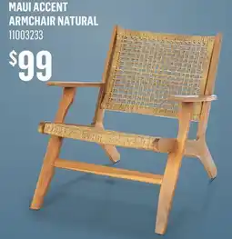 Canac Maui Accent Armchair Natural offer