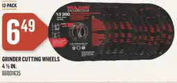 Canac Grinder Cutting Wheels offer