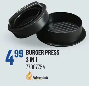 Canac Burger Press 3 in 1 offer