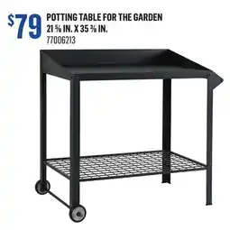 Canac Potting Table for the Garden 21 5/8 in. x 35 3/8 in offer