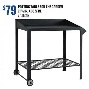 Canac Potting Table for the Garden 21 5/8 in. x 35 3/8 in offer