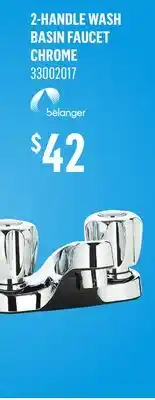 Canac 2-Handle Wash Basin Faucet offer