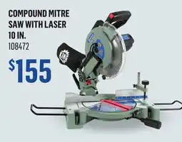 Canac Compound Mitre Saw with Laser 10 in offer