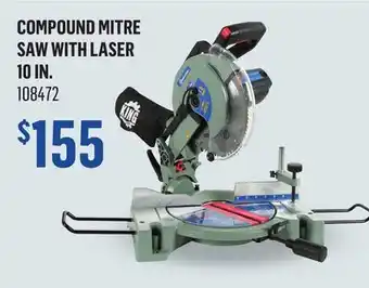 Canac Compound Mitre Saw with Laser 10 in offer