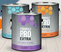 Canac Formule Pro Extra Eggshell Interior Latex Paint Natural White & Colours 3.7 L offer