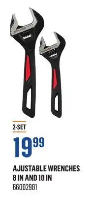 Canac Ajustable Wrenches 8 in and 10 in offer