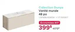 Bath Depot Collection Dunya Vanité murale 48 po offer