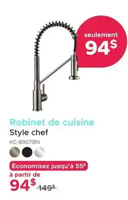 Bath Depot Robinet de cuisine Style chef offer