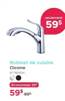 Bath Depot Robinet de cuisine Chrome offer