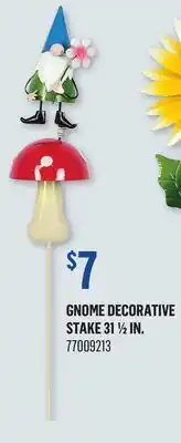 Canac Gnome Decorative Stake 31 1/2 in offer