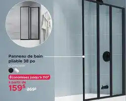 Bath Depot Panneau de bain pliable 38 po offer