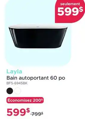Bath Depot Layla Bain autoportant 60 po offer