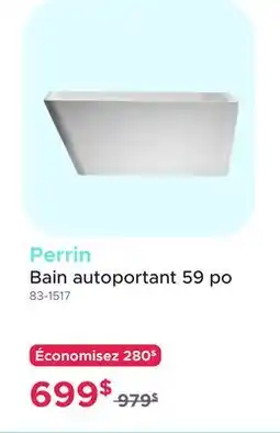 Bath Depot Perrin Bain autoportant 59 po offer