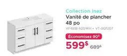 Bath Depot Collection Inez Vanité de plancher 48 po offer