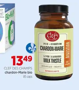 Avril CLEF DES CHAMPS chardon-Marie bio offer
