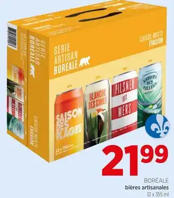 Avril BORÉALE bières artisanales offer