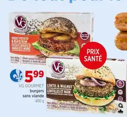 Avril VG GOURMET burgers sans viande offer