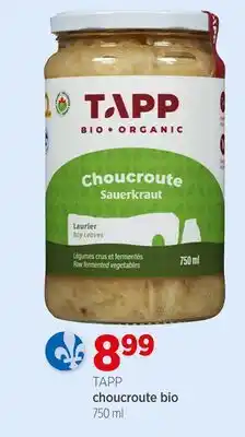 Avril choucroute bio offer