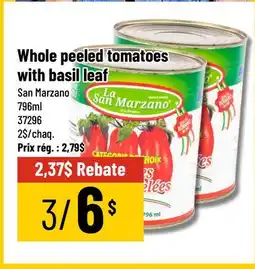 Mayrand Italian Peeled Tomatoes 796 ml San Marzano offer
