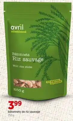 Avril bâtonnets de riz sauvage offer