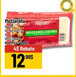 Mayrand Mozzarella Saputo 1 kg Quebec offer