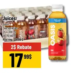 Mayrand Juices Oasis 24 x 300 ml Quebec offer