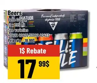 Mayrand Belle Gueule Beers offer