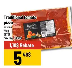 Mayrand Traditional tomato pizza 750 g Rustica Quebec offer