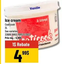 Mayrand Ice cream Coaticook 2L Quebec offer