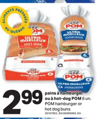 L'Intermarché PAINS À HAMBURGER OU À HOT-DOG | HAMBURGER OR HOT DOG BUNS, 6 UN offer