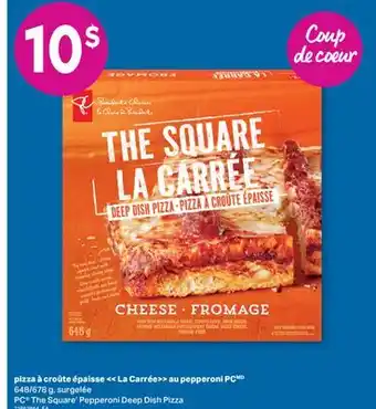 L'Intermarché PIZZA À CROÛTE ÉPAISSE > AU PEPPERONI | THE SQUARE' PEPPERONI DEEP DISH PIZZA, 648/678 G offer