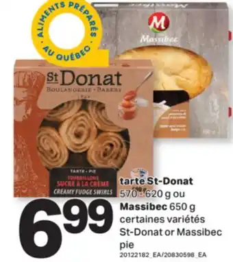 L'Intermarché TARTE 570 - 620 G OU MASSIBEC 650 G offer