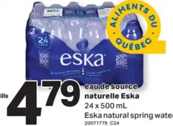 L'Intermarché EAU DE SOURCE NATURELLE | NATURAL SPRING WATER, 24 X 500 ML offer